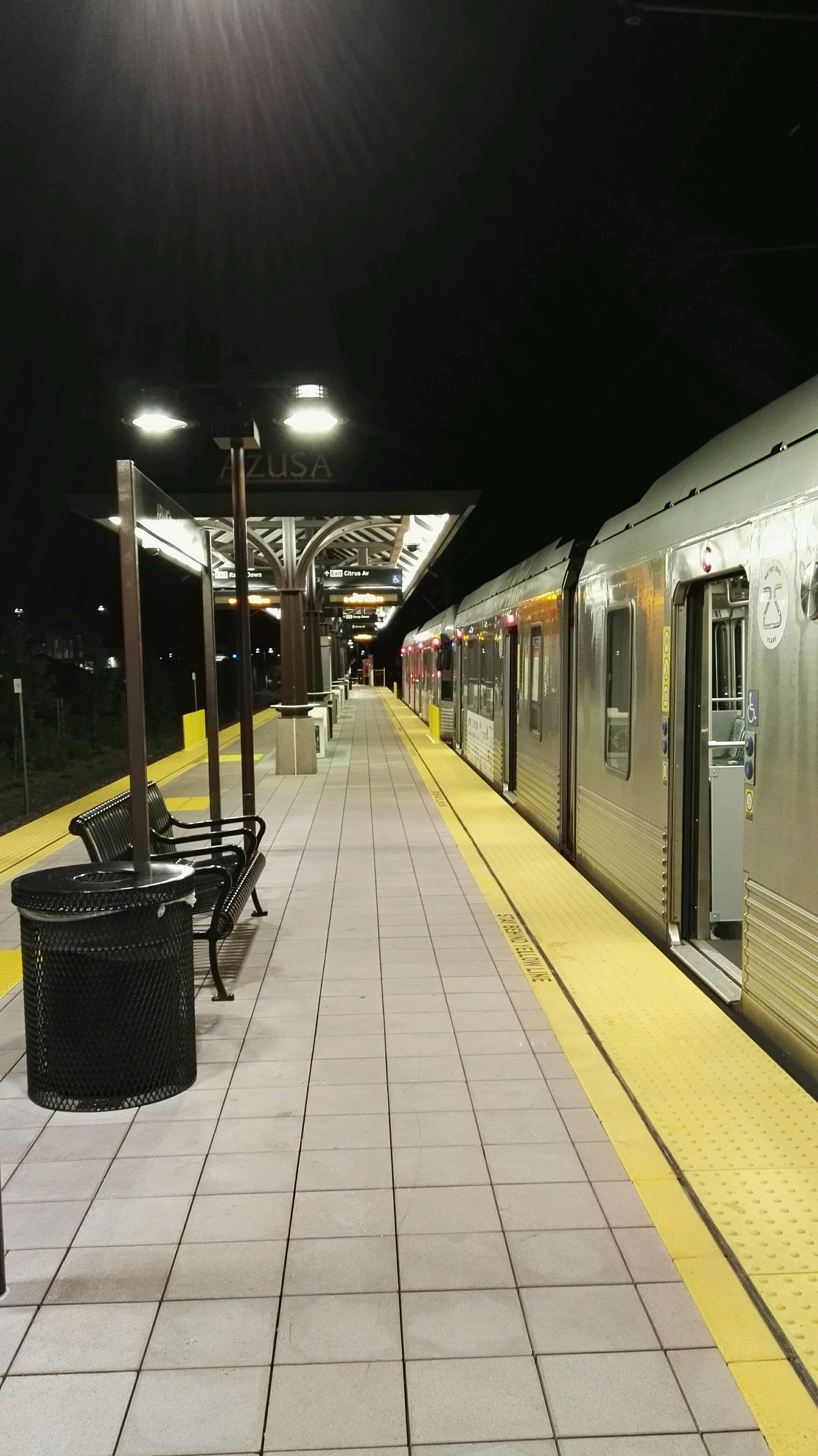 APU / Citrus College Station, E Sycamore Dr, Azusa, CA, Commuter Rail