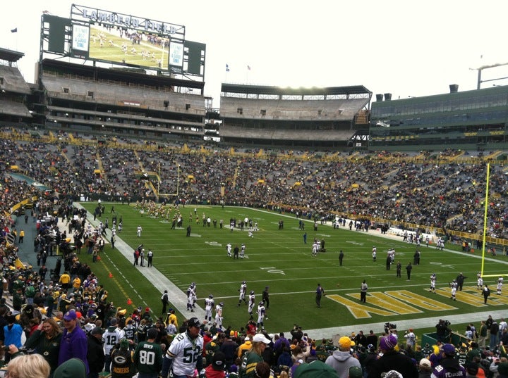 Section 108 at Lambeau Field 