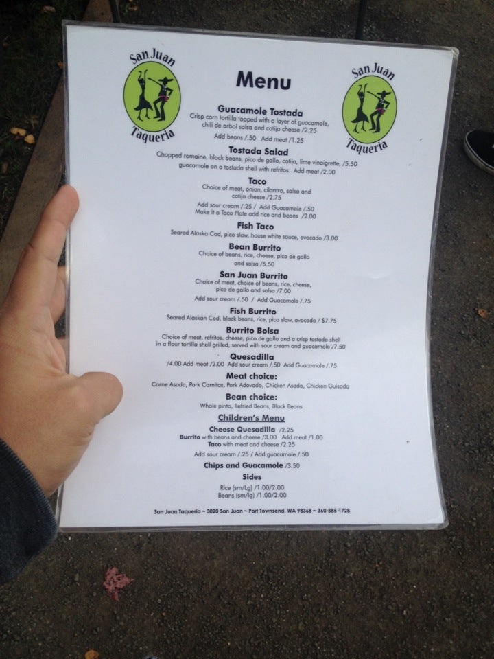 San Juan Taqueria Kala Point, 23 Kala Square Pl, Port Townsend, WA