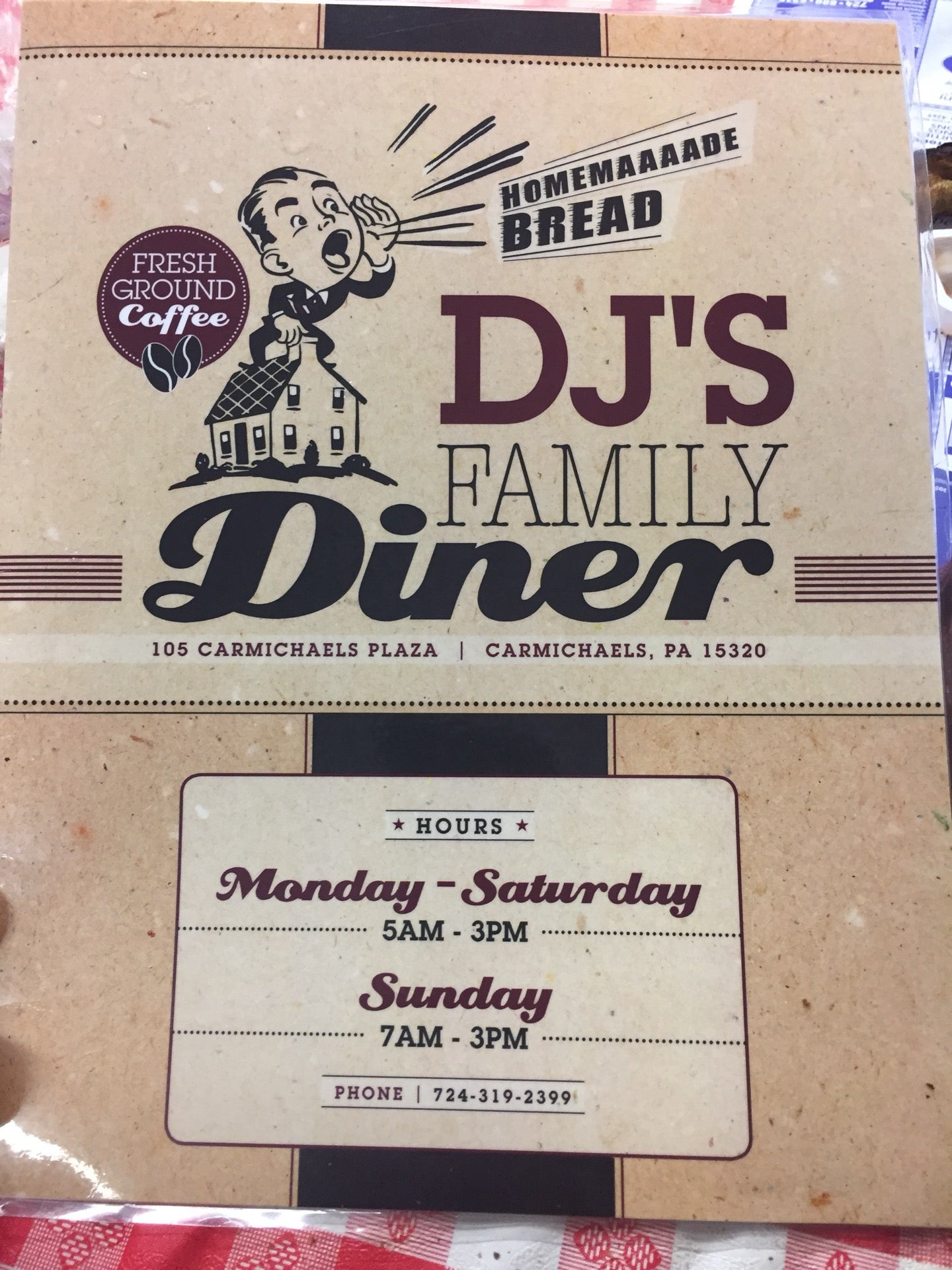 DJ S Family Diner, 105 Carmichaels Plz, Cumberland Twp, PA, Restaurants