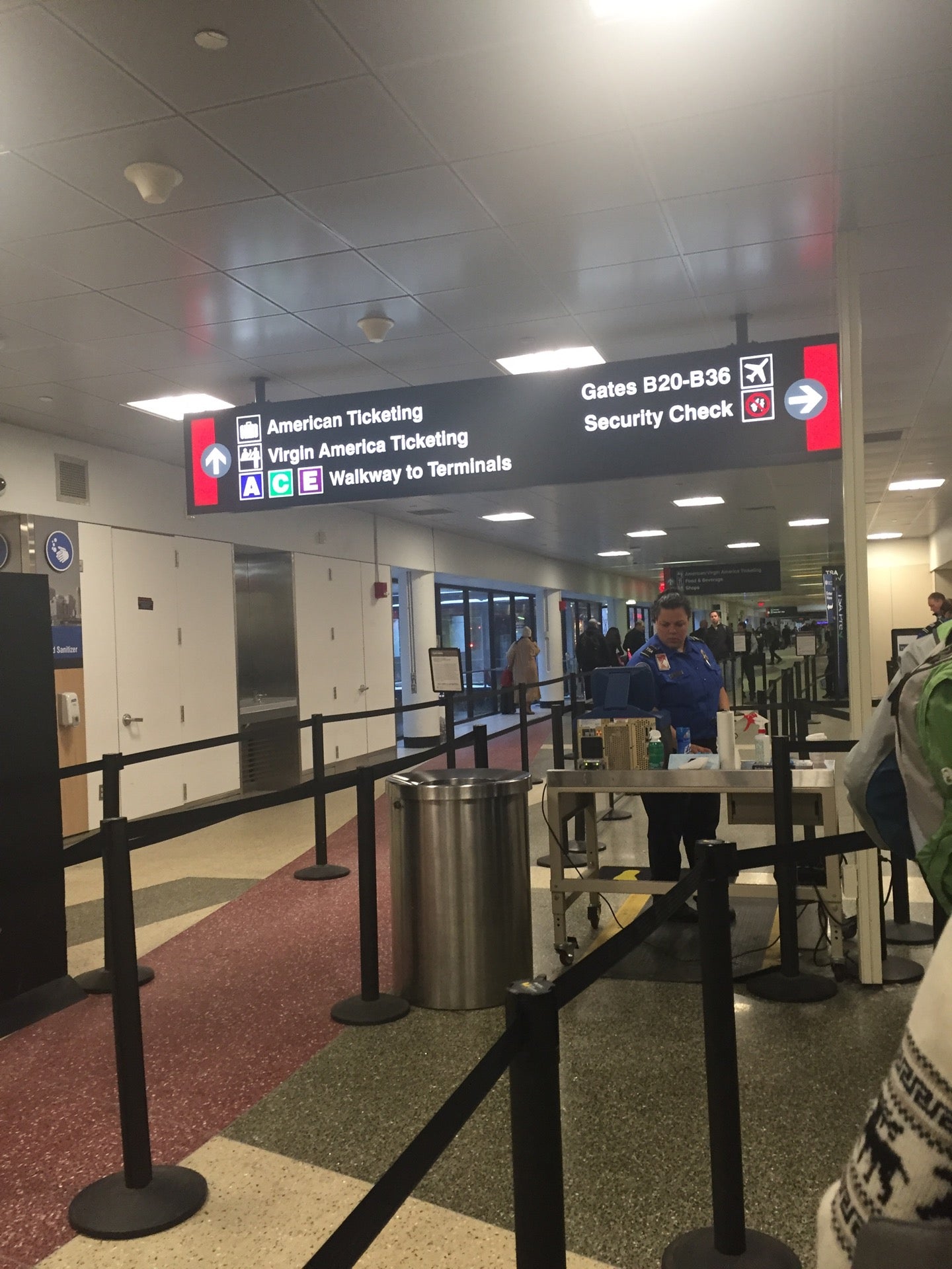 TSA Checkpoint, Terminal B, Boston, MA, Airports - MapQuest