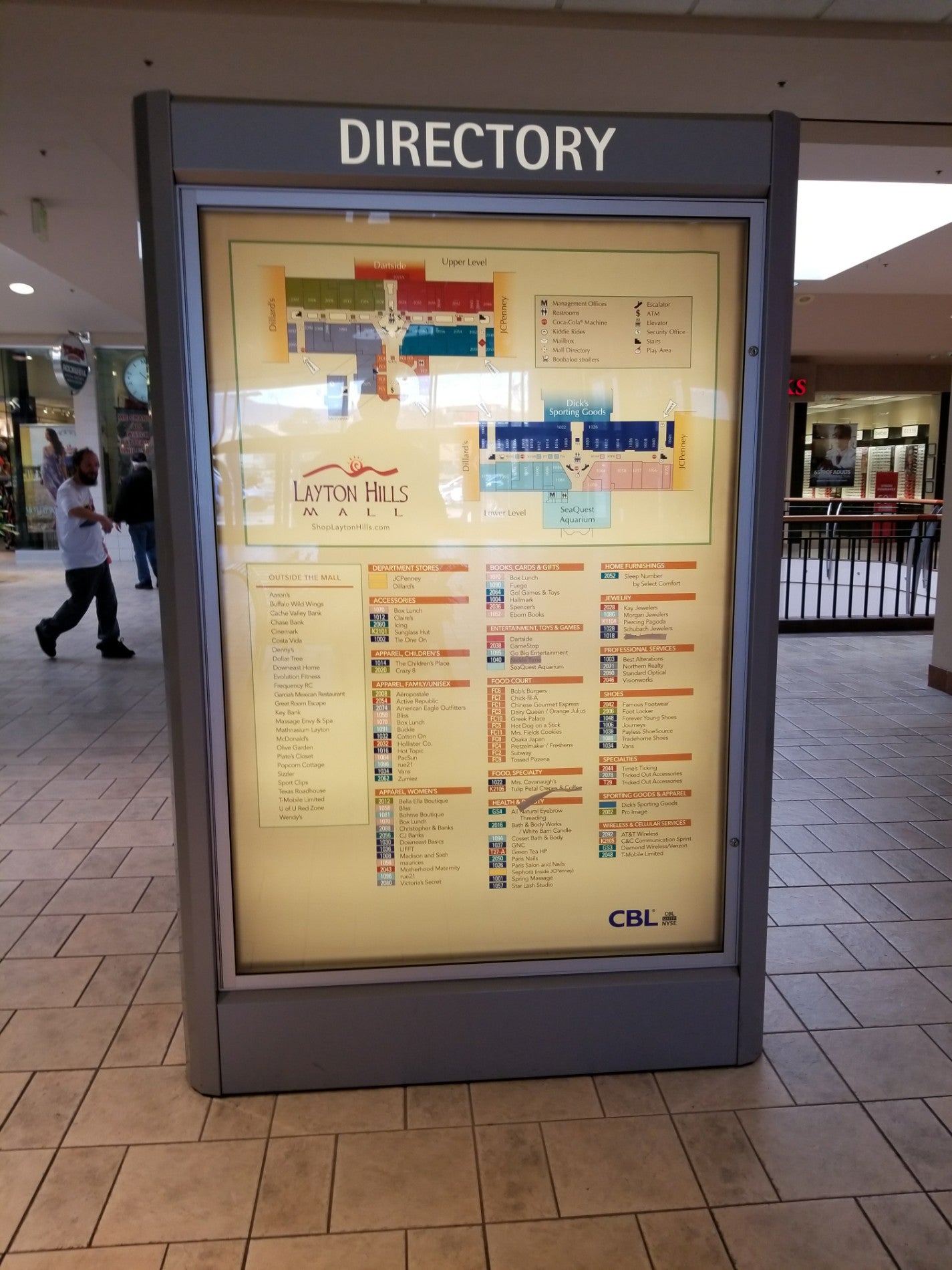 Mall Directory  Layton Hills Mall