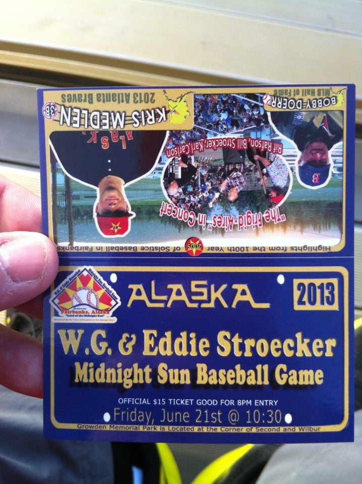 Midnight Sun Baseball Game, Fairbanks, AK, Stadiums Arenas & Athletic