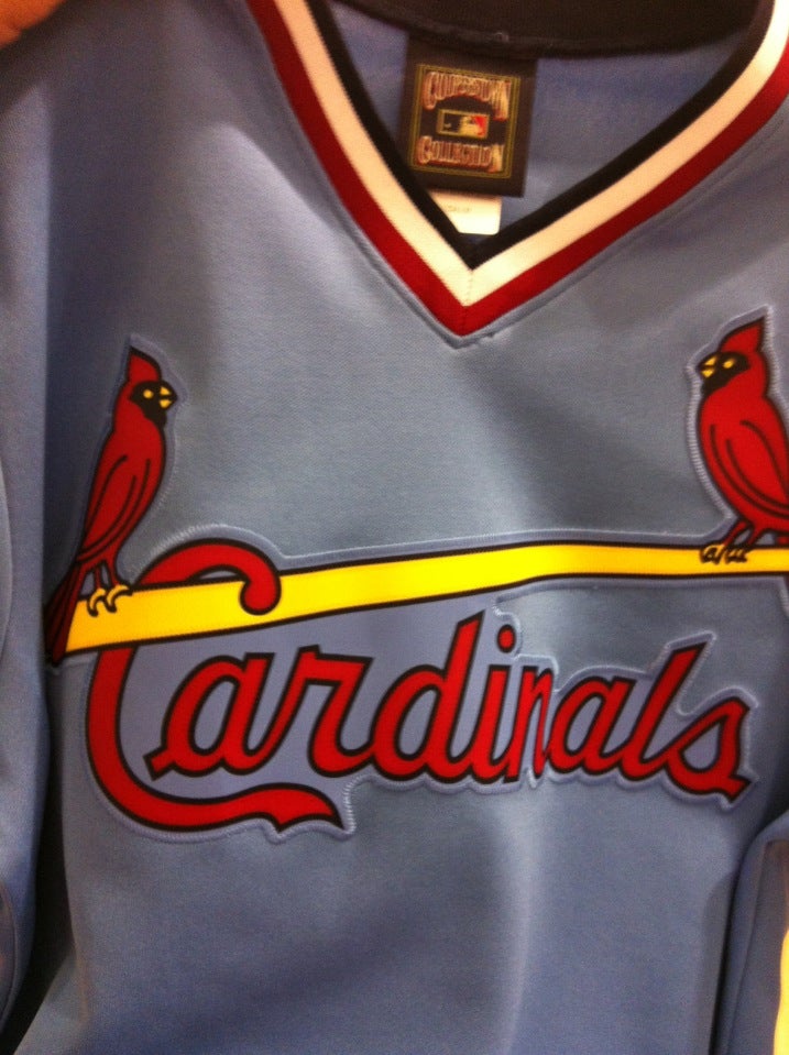 Nike Men's Light Blue St. Louis Cardinals Road Cooperstown Collection Team  Jersey - Macy's