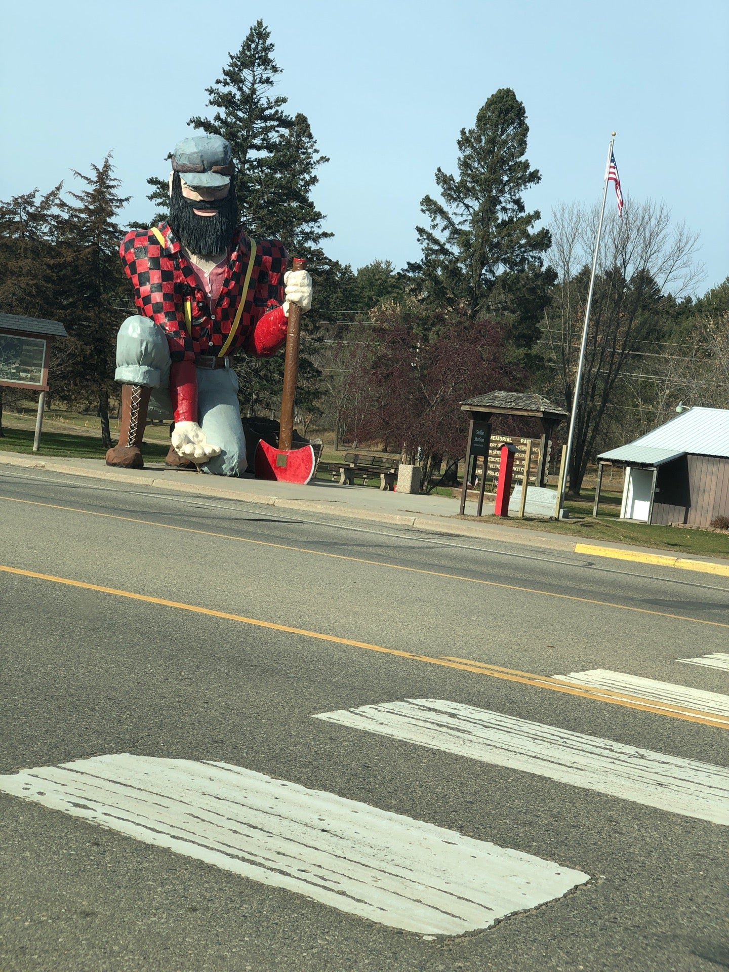 World's Largest Paul Bunyan Statue, Broadway St, Akeley, MN, Parks