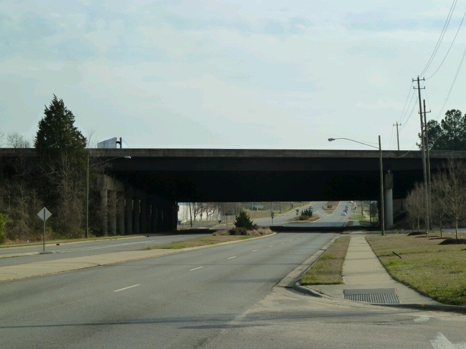 Interstate 40 overpass over Wilmington Street, S Wilmington St, Raleigh