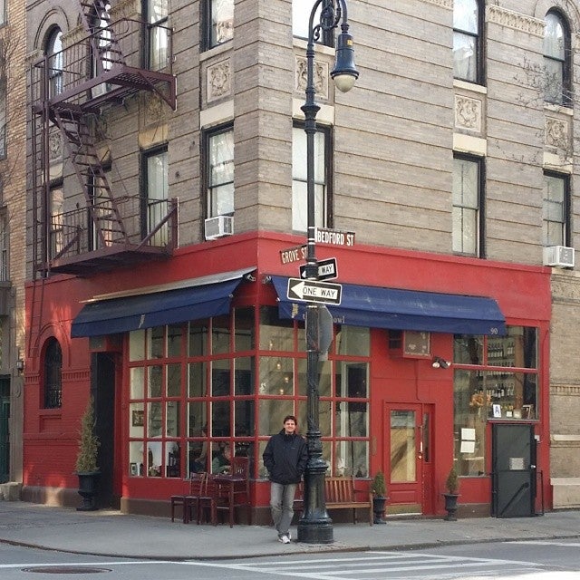 Friends Apartment and The Little Owl at Grove St. & Bedford St.