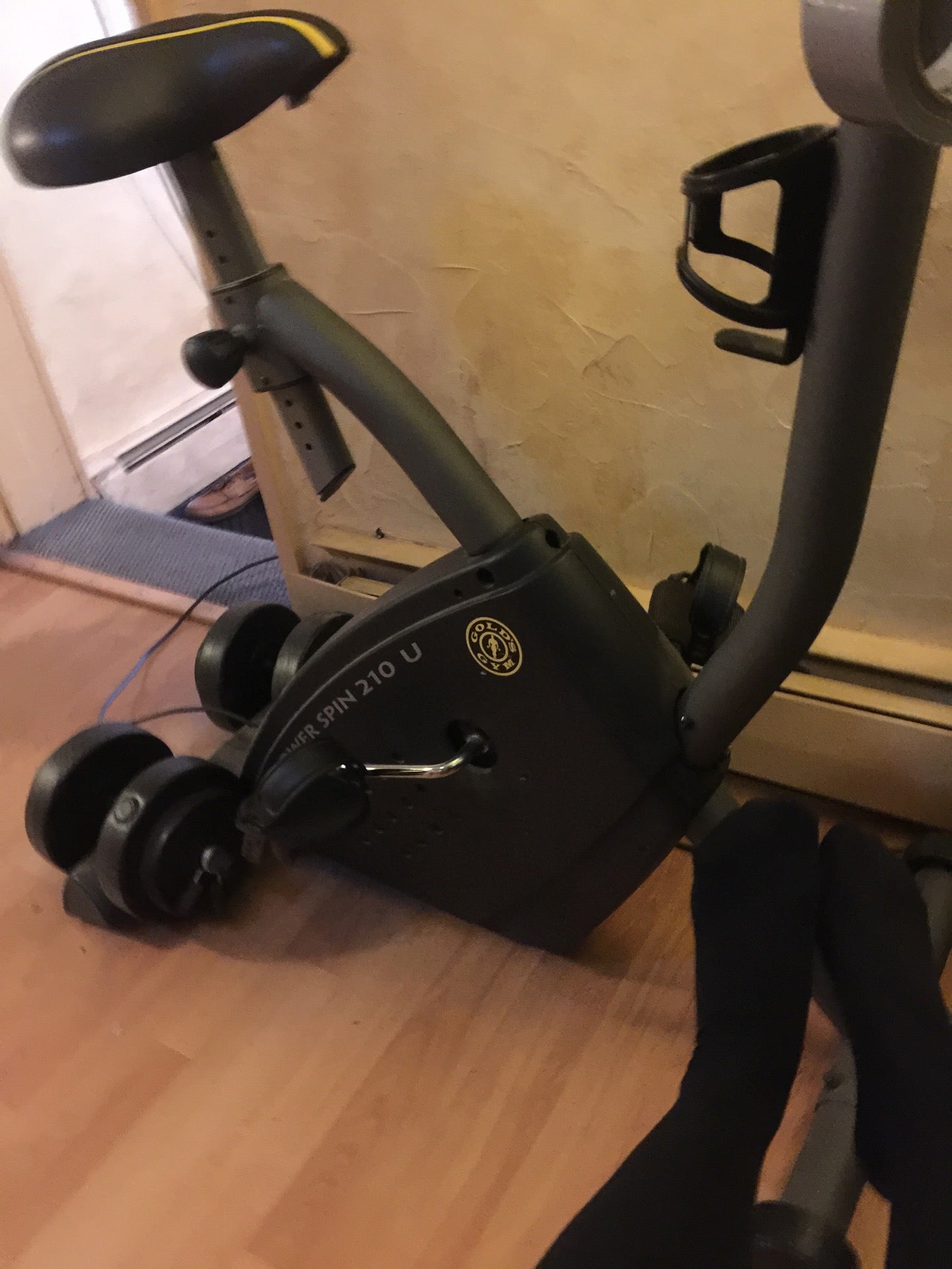 Gold's gym power discount spin 210 u price