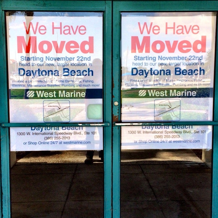 West Marine, 125 Basin St, Daytona Beach, FL, Marine Equipment & Supplies MapQuest