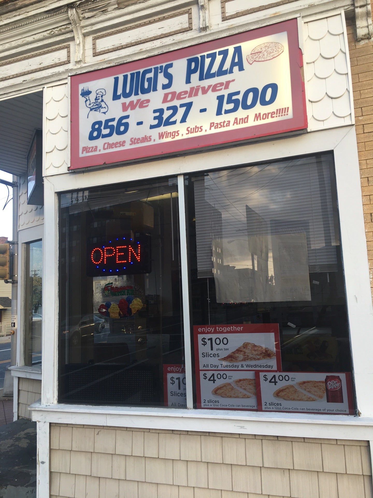 Menu for Papa Luigis in Millville, NJ