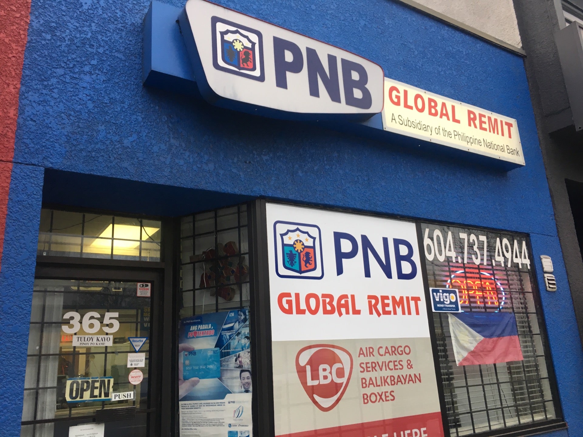 PNB Remittance Co, 365 W Broadway, Vancouver, BC V5Y 1P8, CA - MapQuest