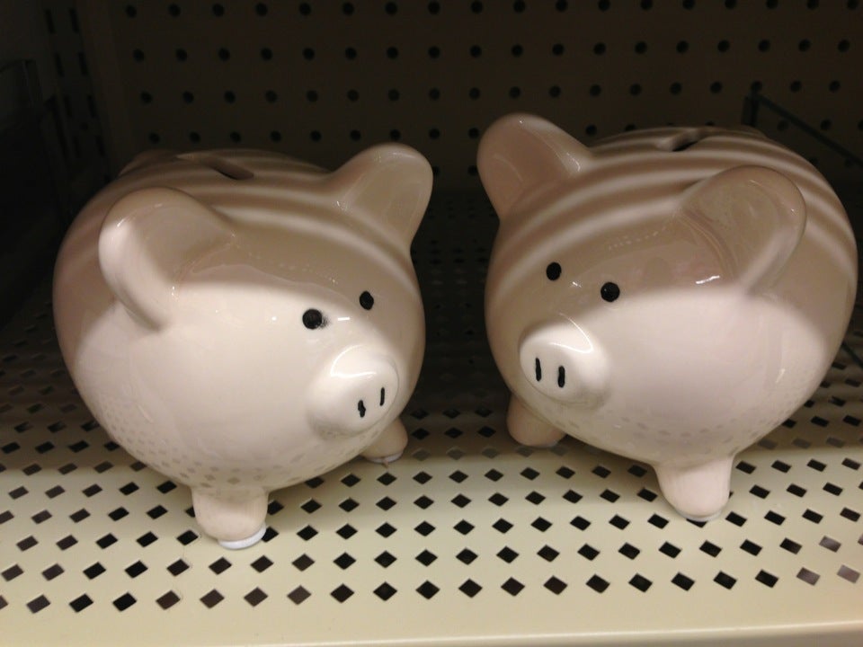 White Piggy Bank, Hobby Lobby