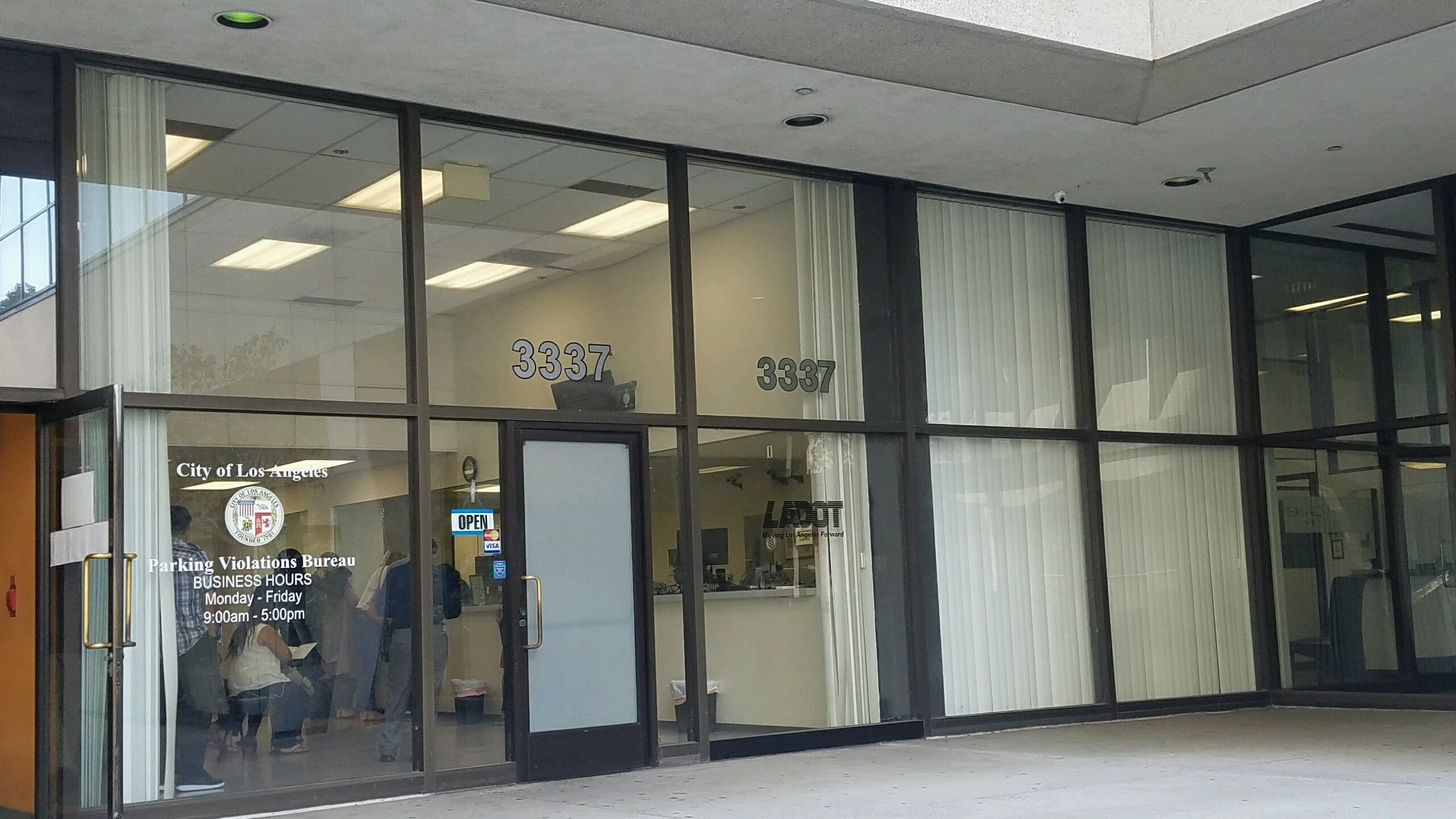 Parking Violations Bureau, 3333 Wilshire Blvd, Suite 3337, Los Angeles