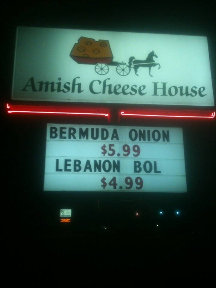 Menu for Amish Cheese House in Chouteau, OK