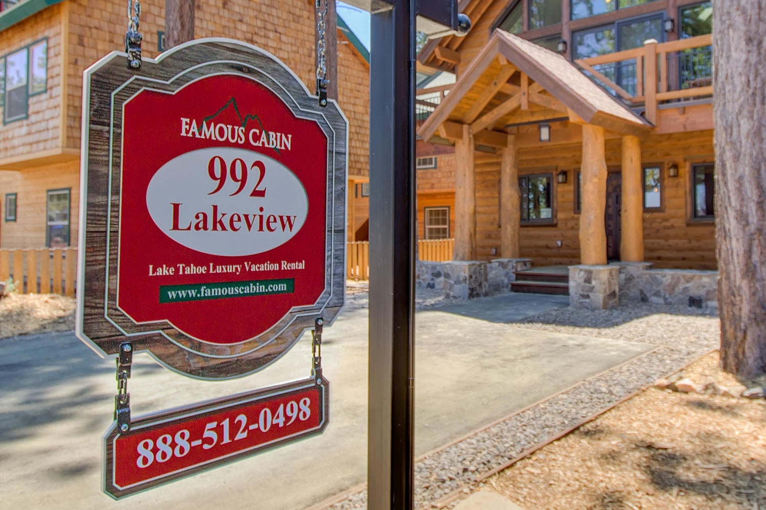 Famous Cabin Lake Tahoe Luxury Vacation Rental, 992 Lakeview Ave