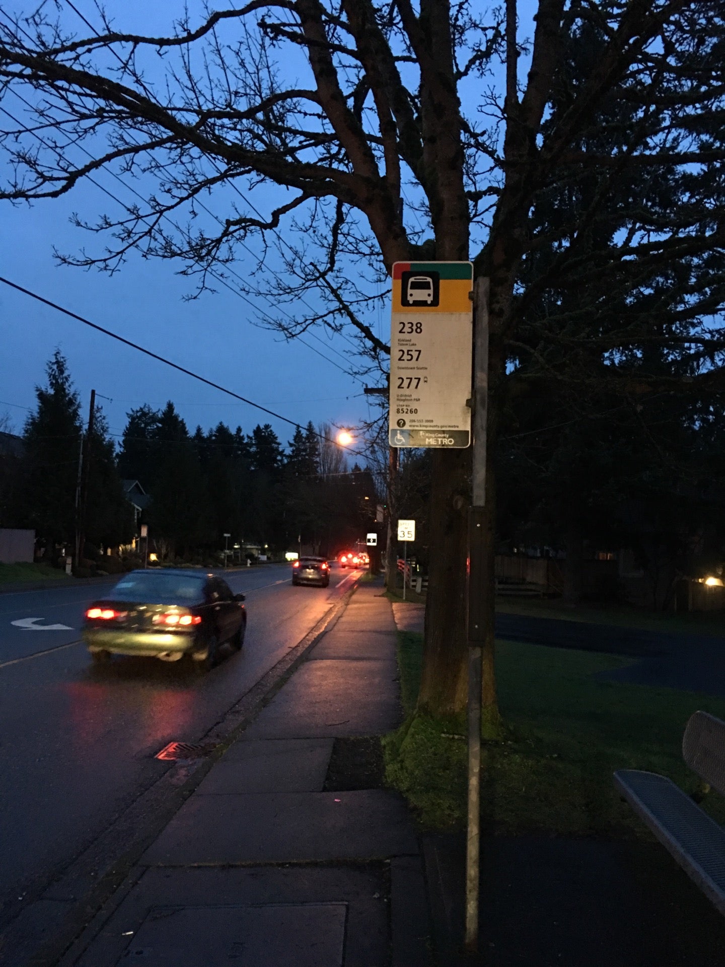 King County Metro Bus Stop, 100TH Ave, Kirkland, WA, Bus Lines - MapQuest