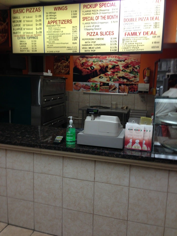 Gino's Famous Pizza, 750 Oklahoma Dr, Pickering, ON MapQuest