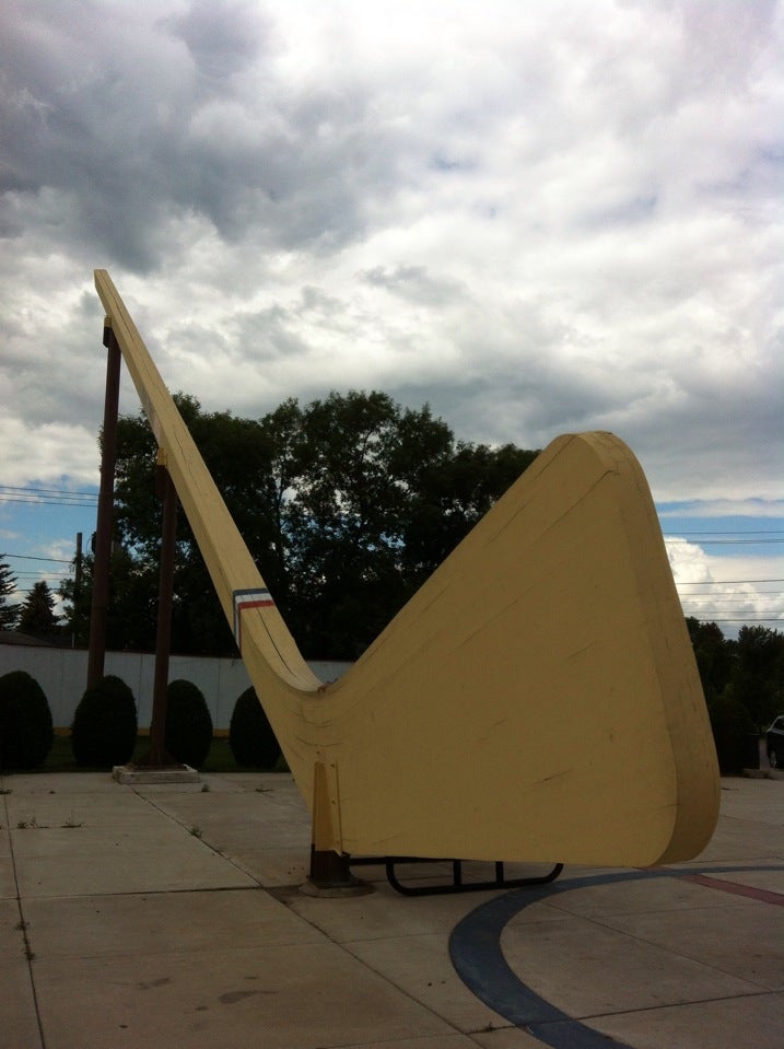 World's Largest Hockey Stick, 412 Monroe St, Eveleth, MN, Art MapQuest