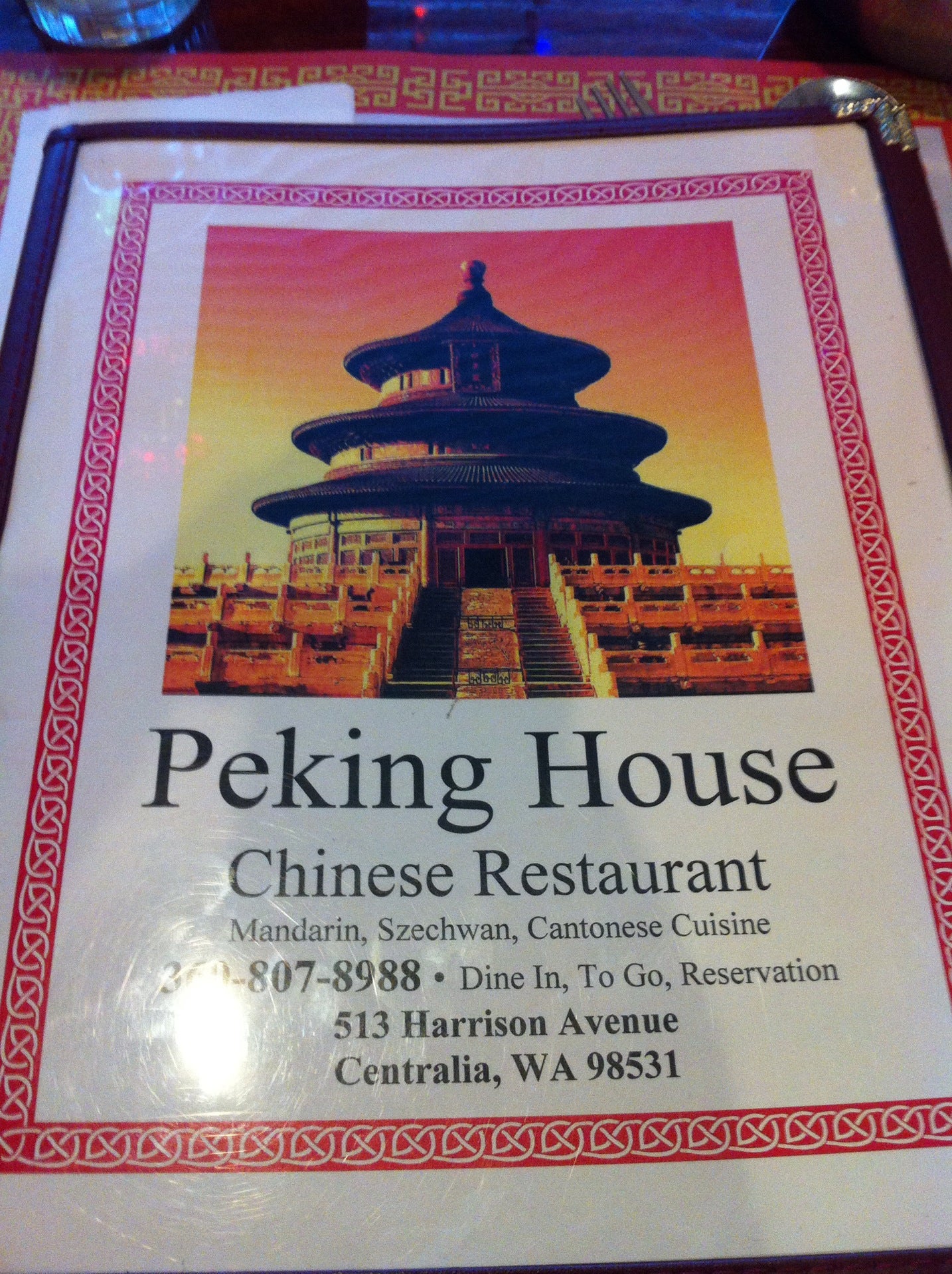 Peking House Chinese Restaurant, 513 Harrison Ave, Centralia, WA