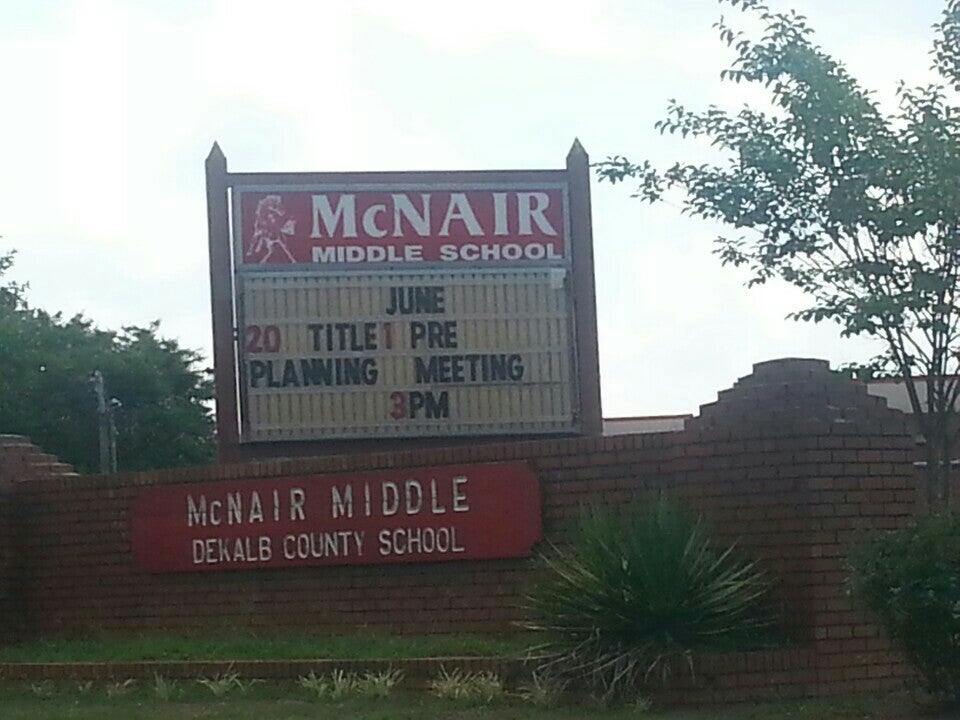 McNair Middle School, 2190 Wallingford Dr, Decatur, GA, Schools MapQuest