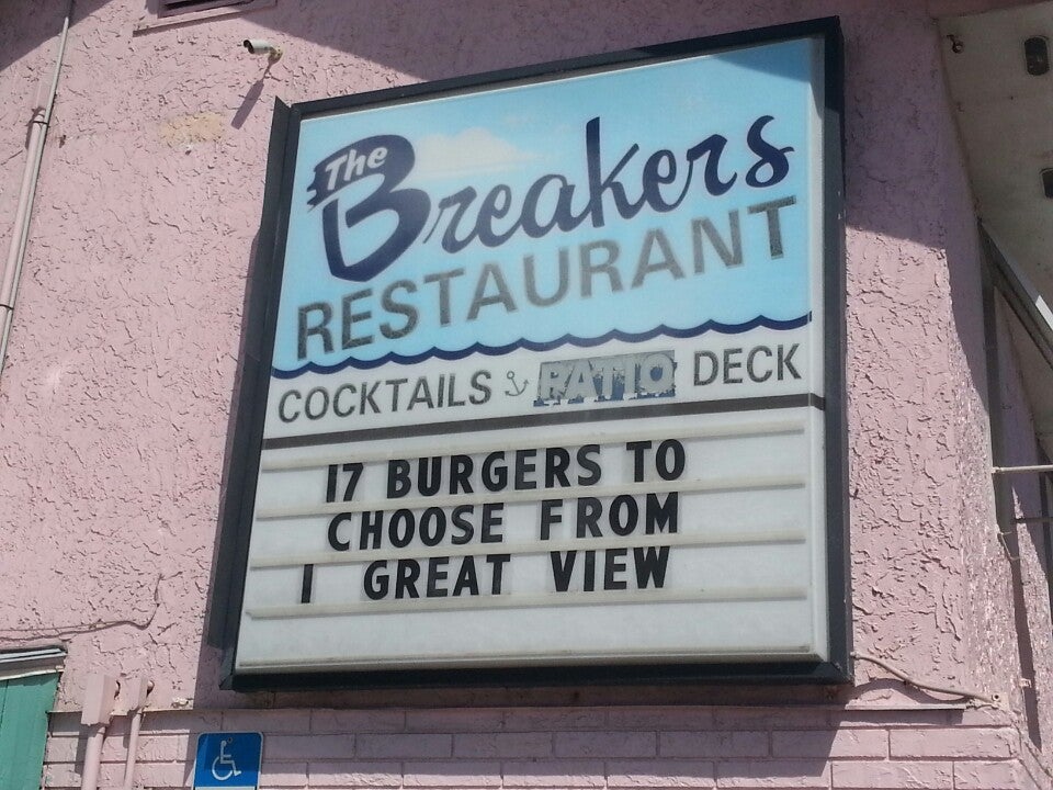 The Breakers, 518 Flagler Ave, New Smyrna Beach, FL, Family restaurants