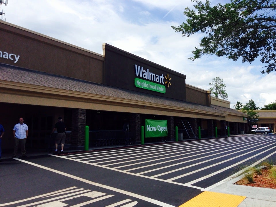 A Walmart Neighborhood Market is undergoing remodeling in Jacksonville