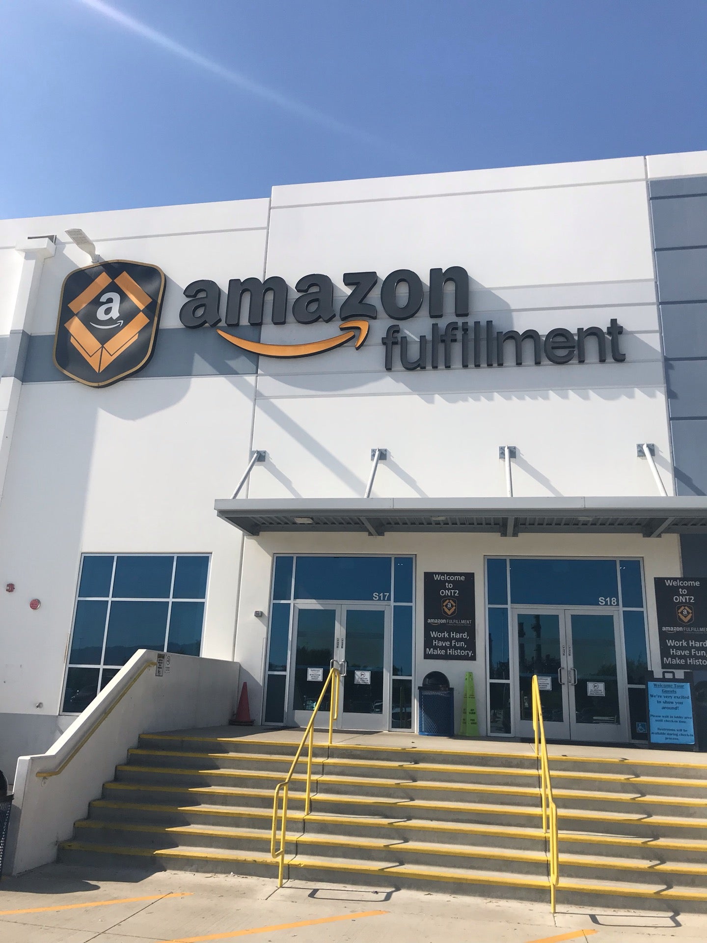Amazon fulfillment center tours 1910 e central ave san bernardino ca