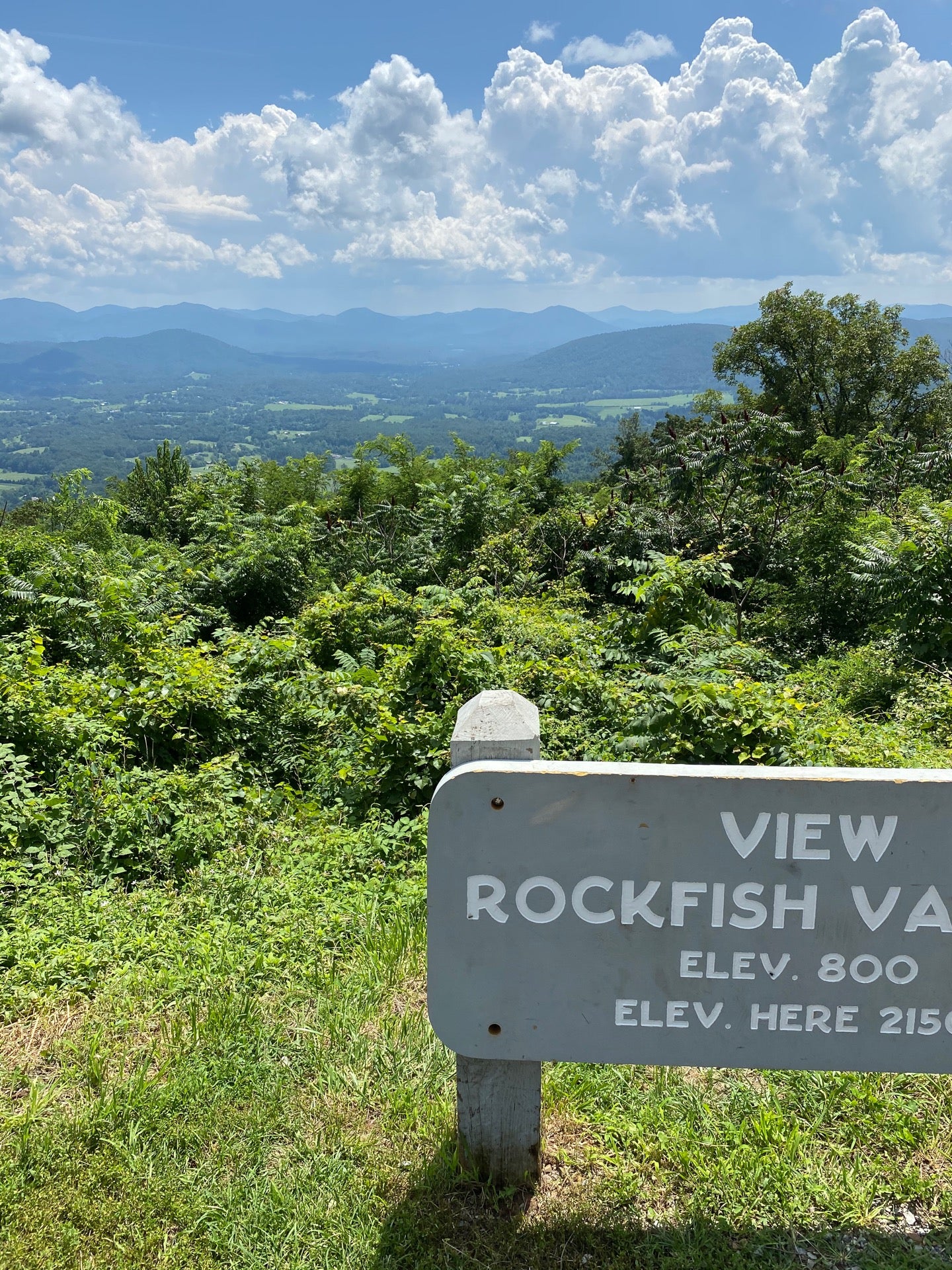 Rockfish Valley Parking Overlook Blue Ridge Parkway, Afton, VA, Landmark MapQuest