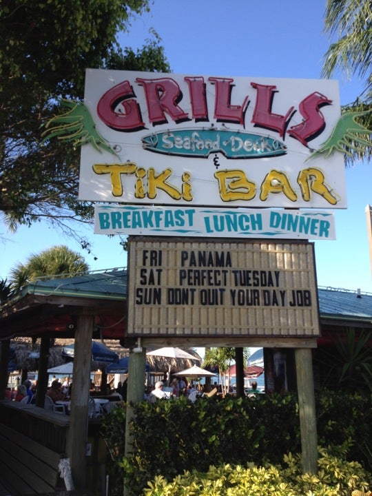 Grills Seafood Deck & Tiki Bar, 505 Glen Cheek Dr, Cape Canaveral, FL