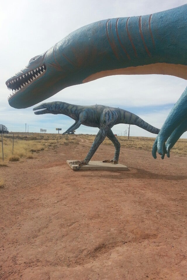 Dinosaurs Ahead, Old US Highway 66, Holbrook, AZ, Gardens MapQuest