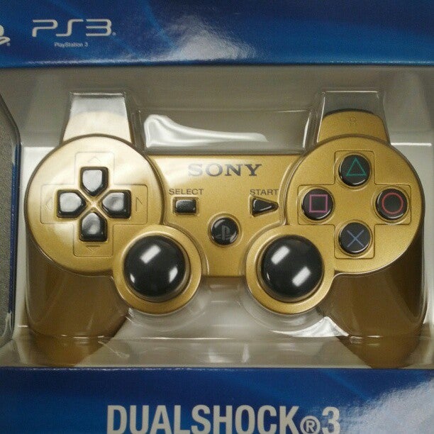 Gold Ps3 Controller Gamestop