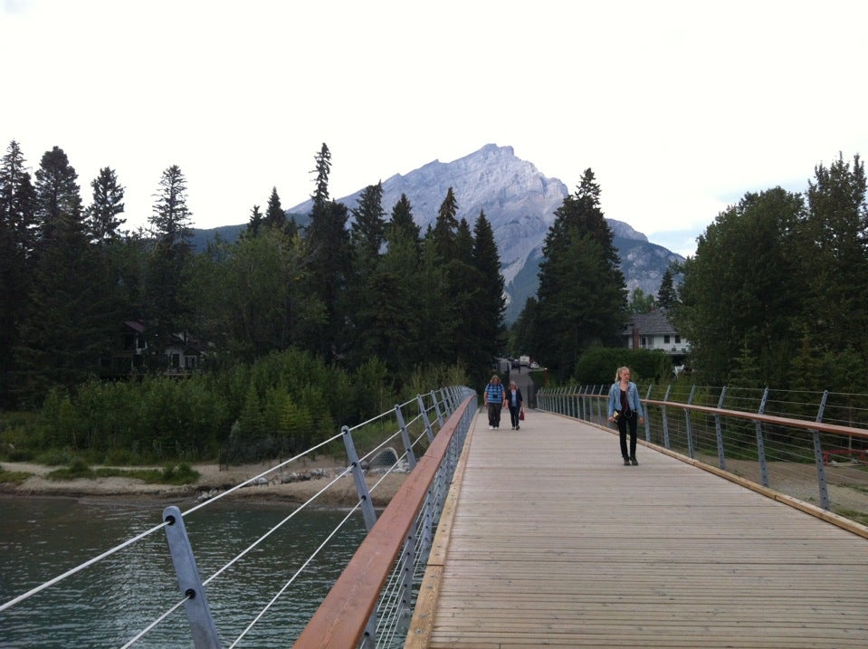 Muskrat Street Bridge, Buffalo St, Banff, AB, Bridge MapQuest