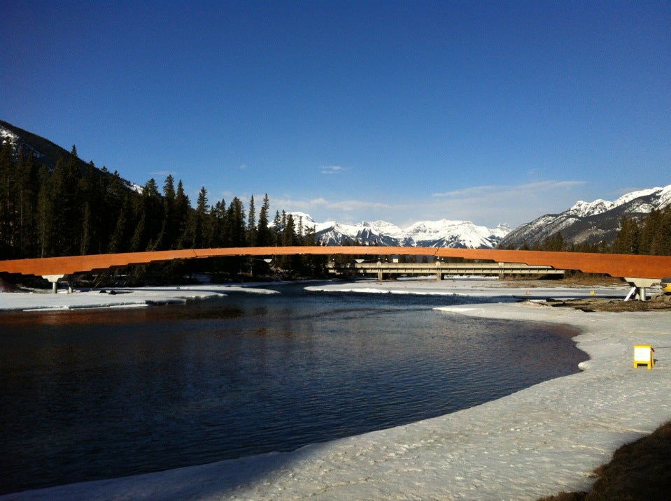 Muskrat Street Bridge, Buffalo St, Banff, AB, Bridge MapQuest