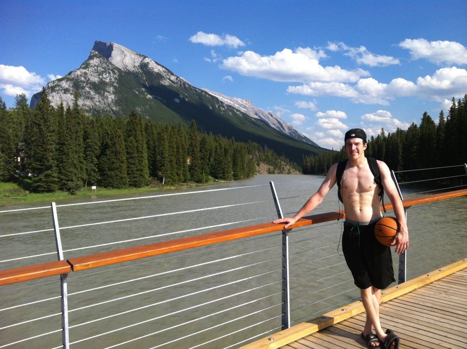 Muskrat Street Bridge, Buffalo St, Banff, AB, Bridge MapQuest