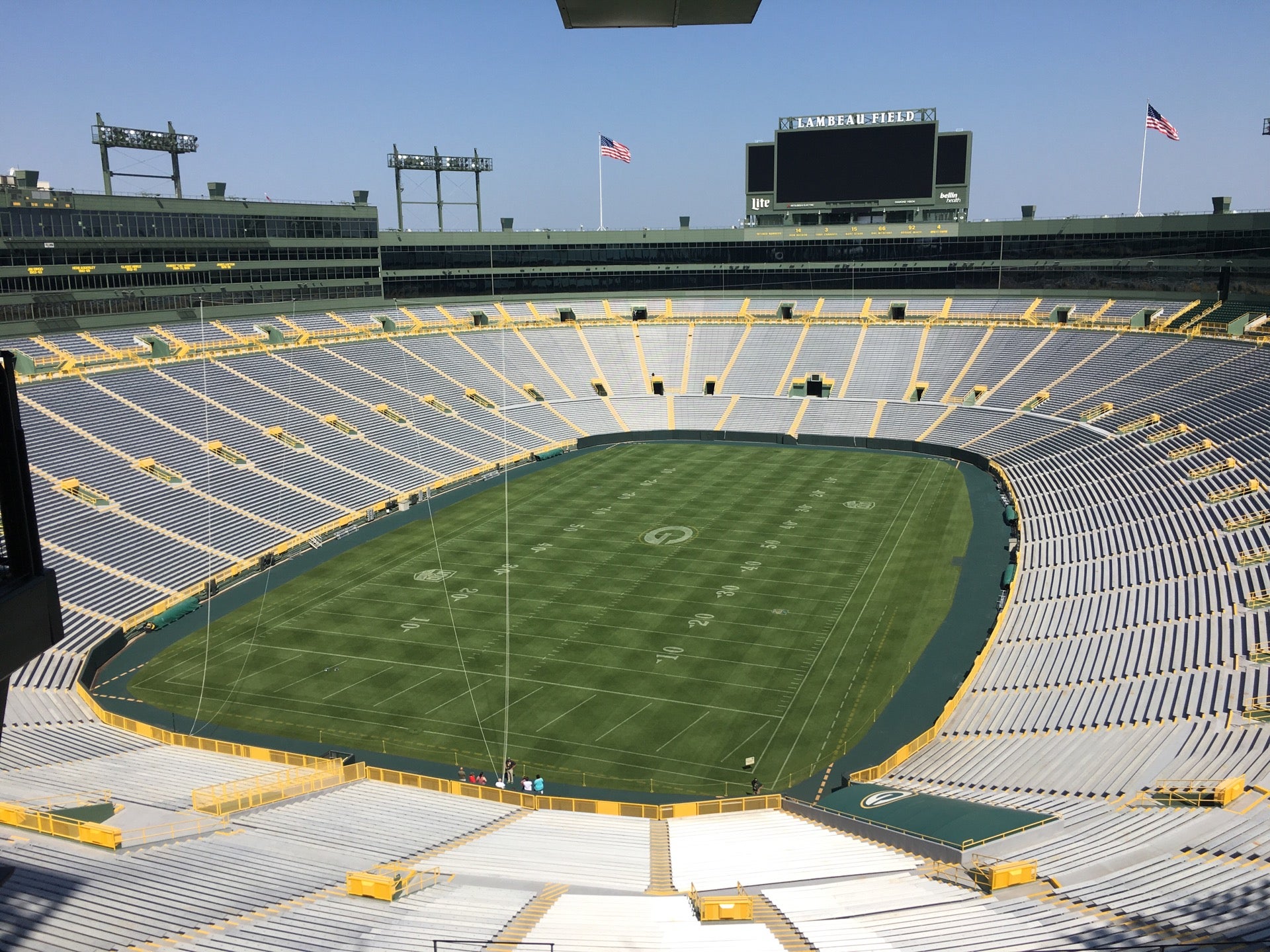 Miller Lite Deck, 1265 Lombardi Ave, Green Bay, WI, Sports MapQuest