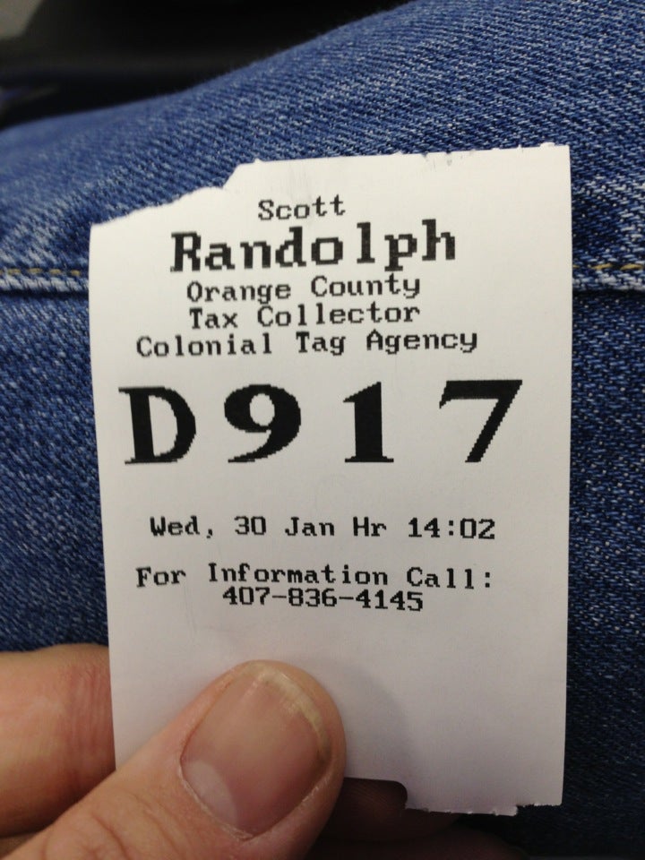 Orange County Tax Collector East Orange location, 10051 University Blvd