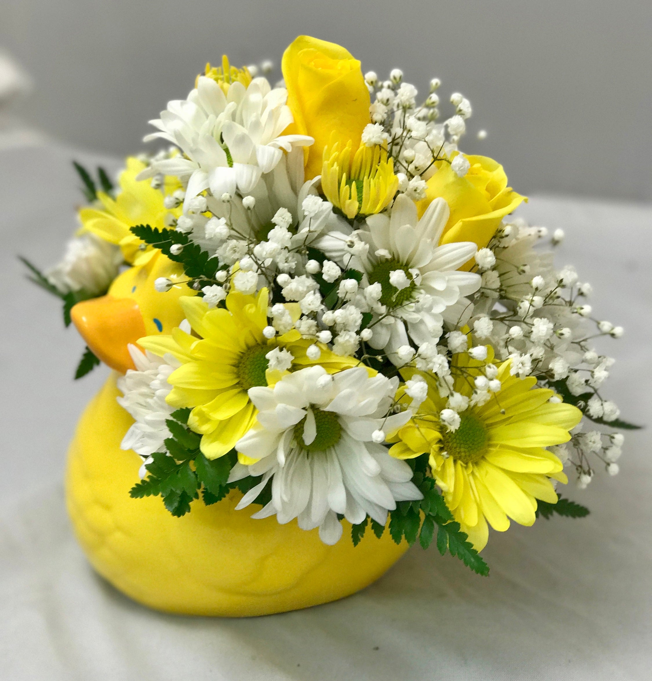 White & Gold Boutonniere in Wichita KS - Tillie's Flower Shop