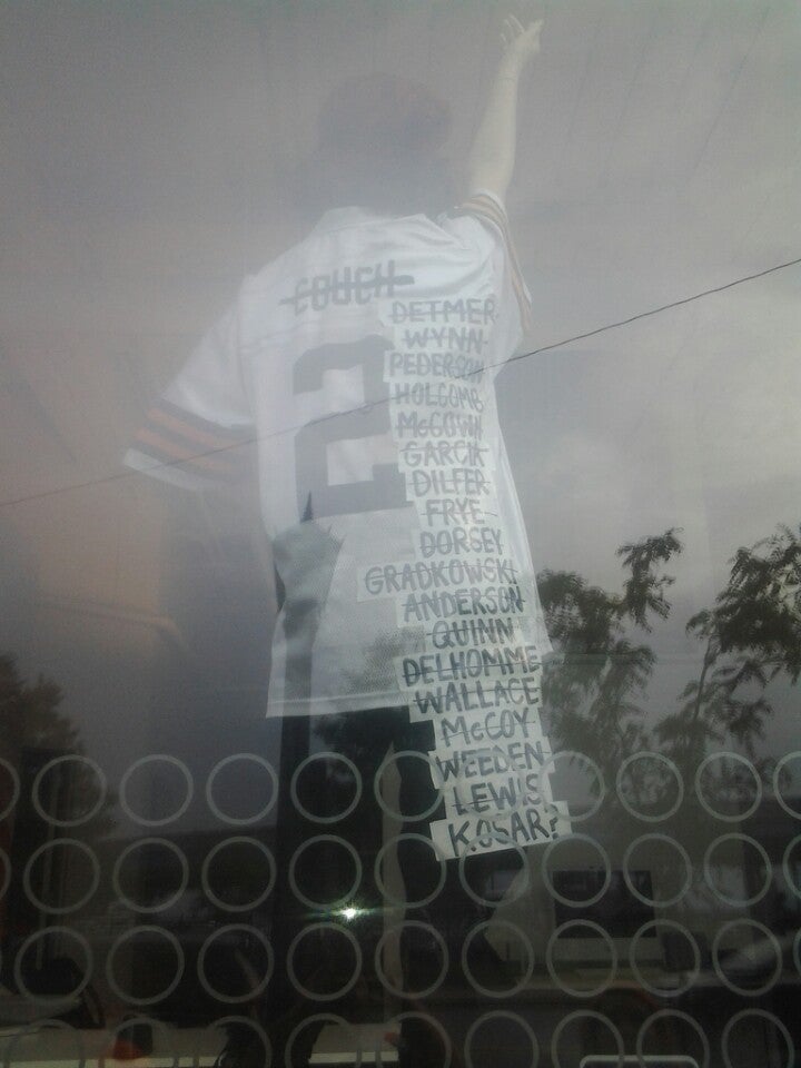 browns jersey with qb names