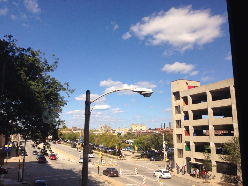 Matc Skywalk To Parking, W Highland Ave, Milwaukee, Wi, Landmark - Mapquest