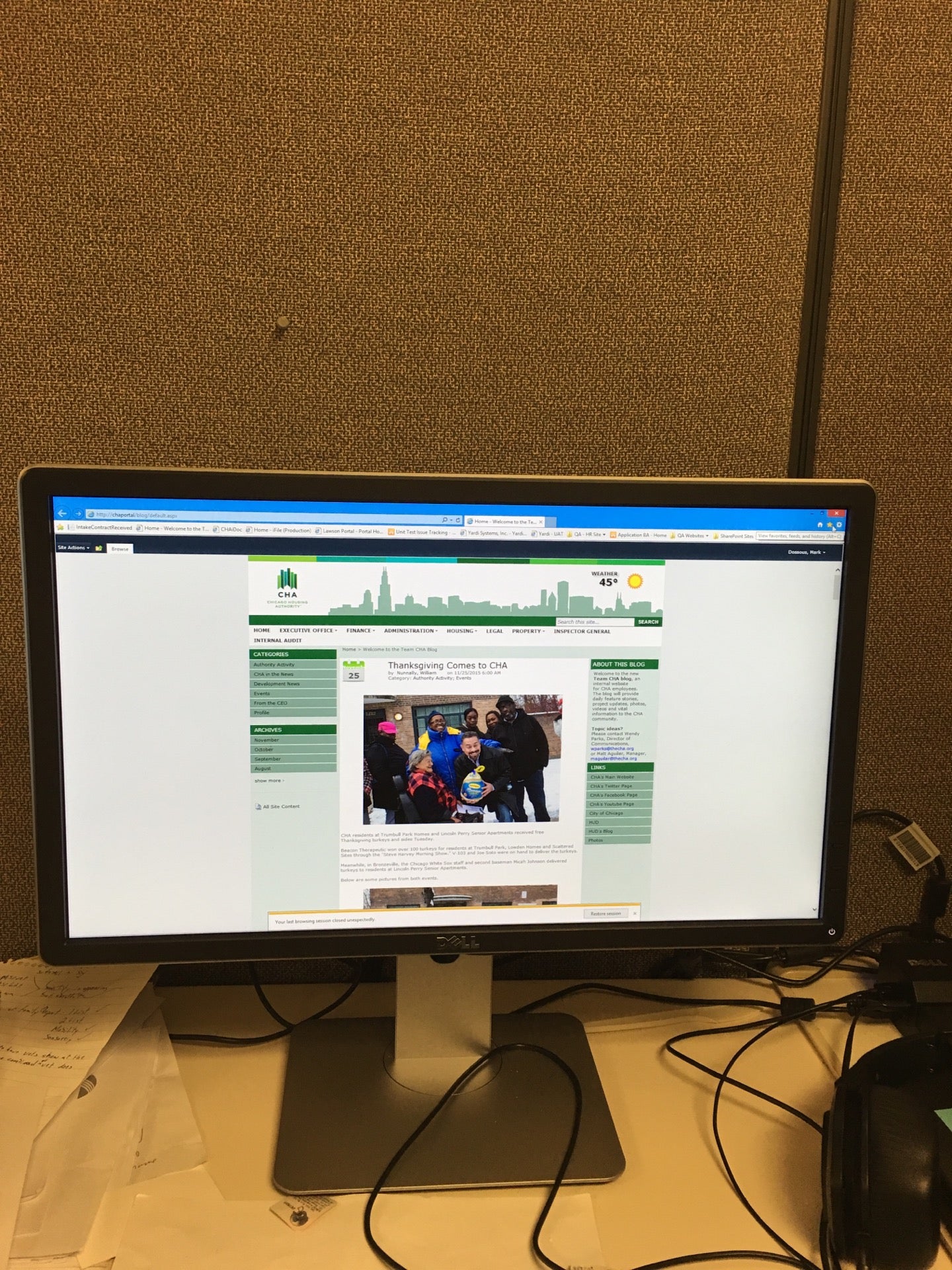 Chicago Housing Authority, 60 E Van Buren St, Chicago, IL, Social