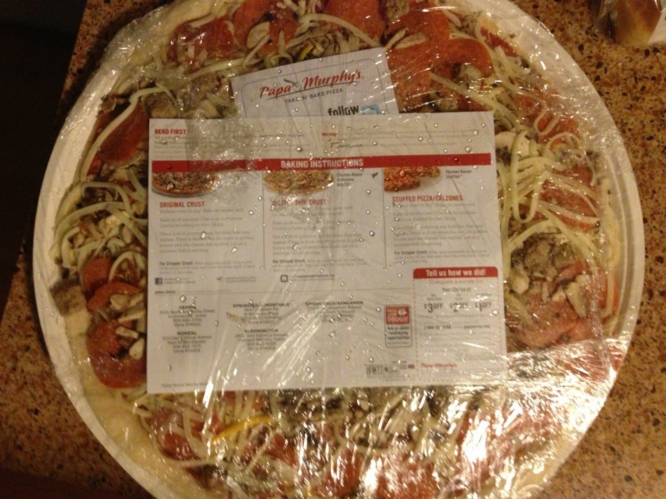 Papa Murphy's Original Crust Baking Instructions