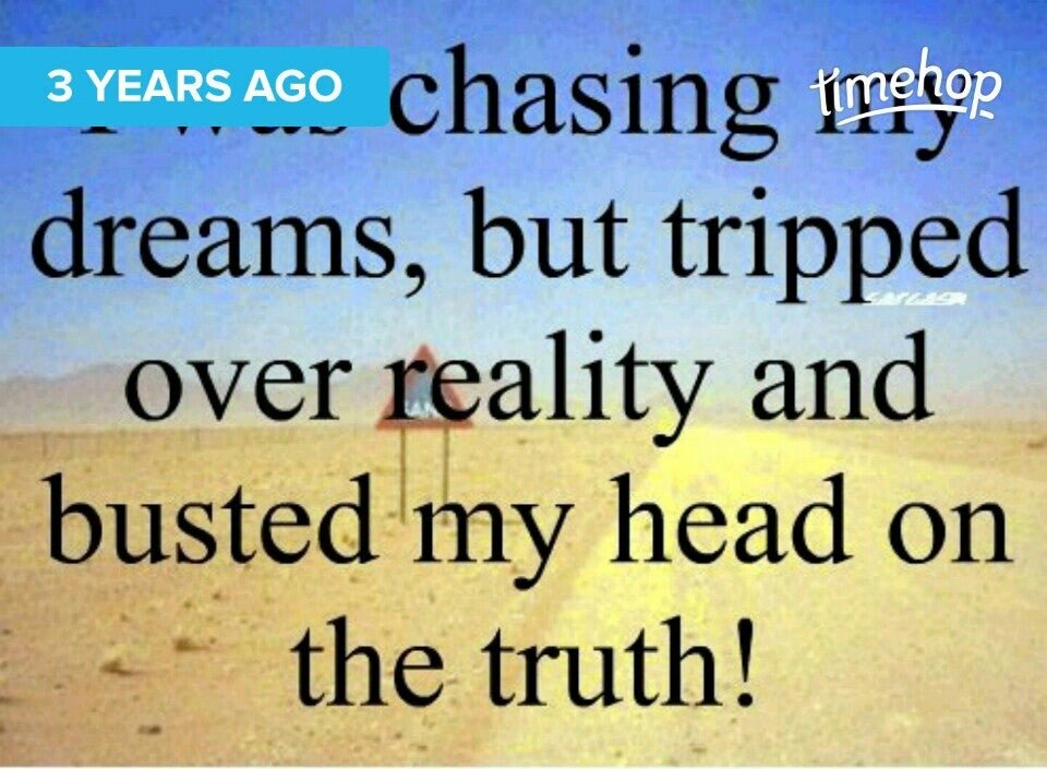 Entering reality. Entering reality