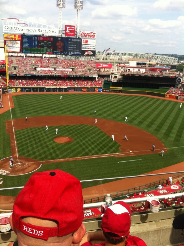 Great American Ball Park Seating - The Gap - MLB Ballpark Guides