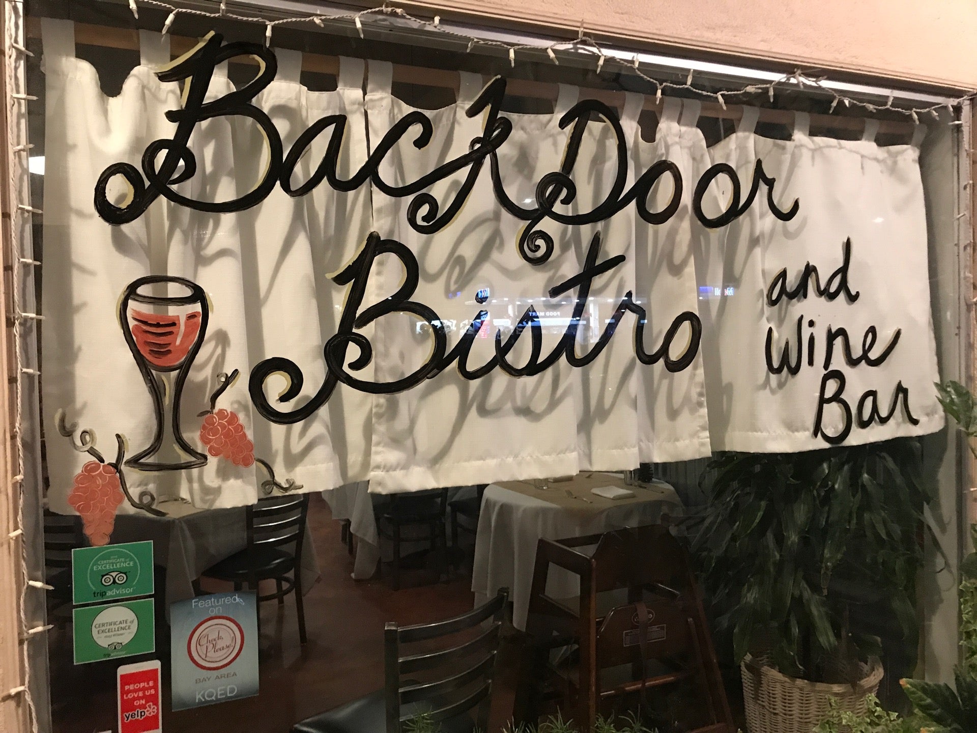 BackDoor Bistro and Wine Bar, 11 Town Square Pl, Vacaville, CA, Eating