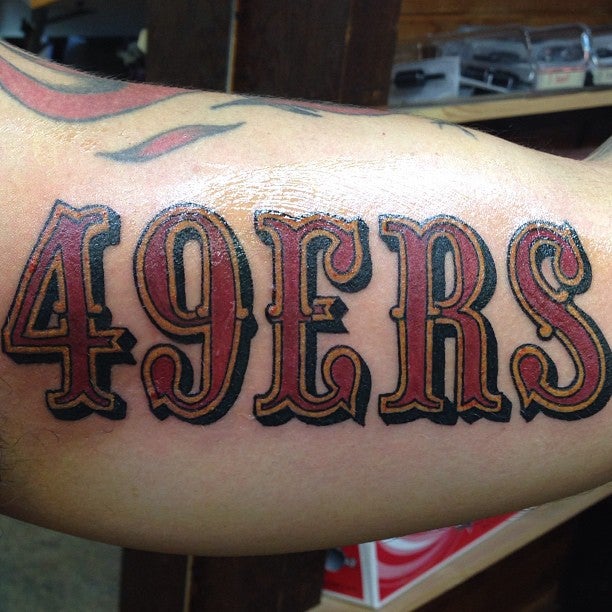 San Francisco fan gets epic 49ers tattoo PHOTO  UPIcom