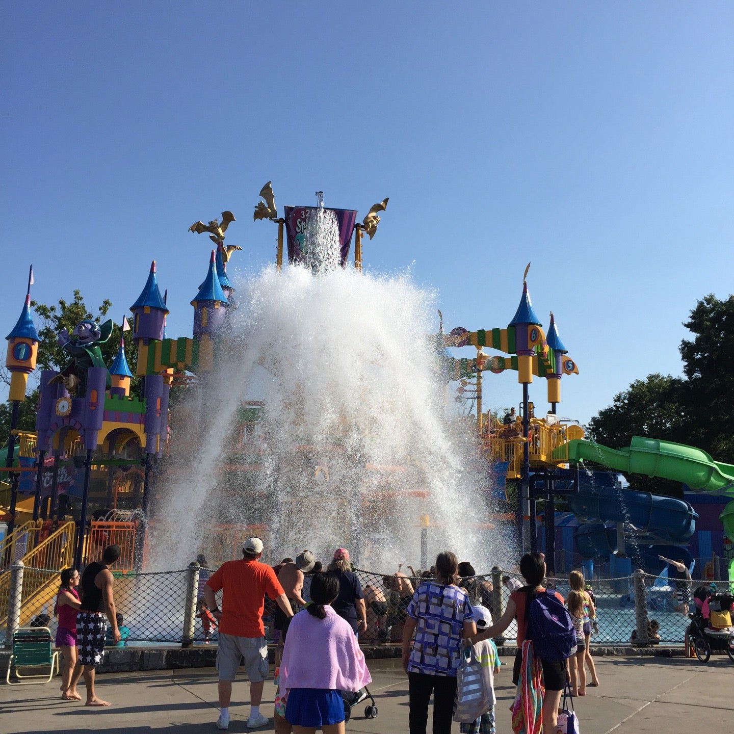 Sesame Place Counts Splash Castle, Sesame Place, Langhorne, PA, Water