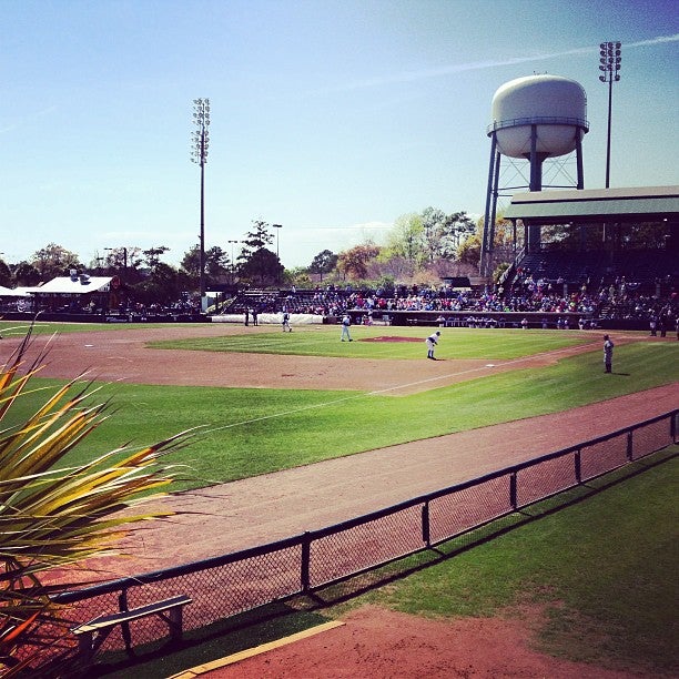 Sign for the Myrtle Beach Pelicans Stadium. The class A minor league team  is an affiliate of the Chicago Cubs Stock Photo - Alamy