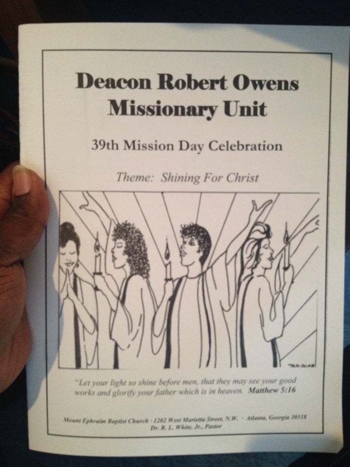 Mt Ephraim Baptist Church, 1202 W Marietta St NW, Atlanta, GA, Church