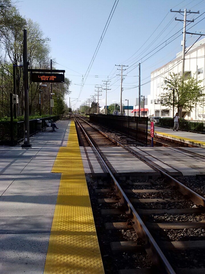 Lutherville Light Rail Station, 150 W Ridgely Rd, Lutherville Timonium ...