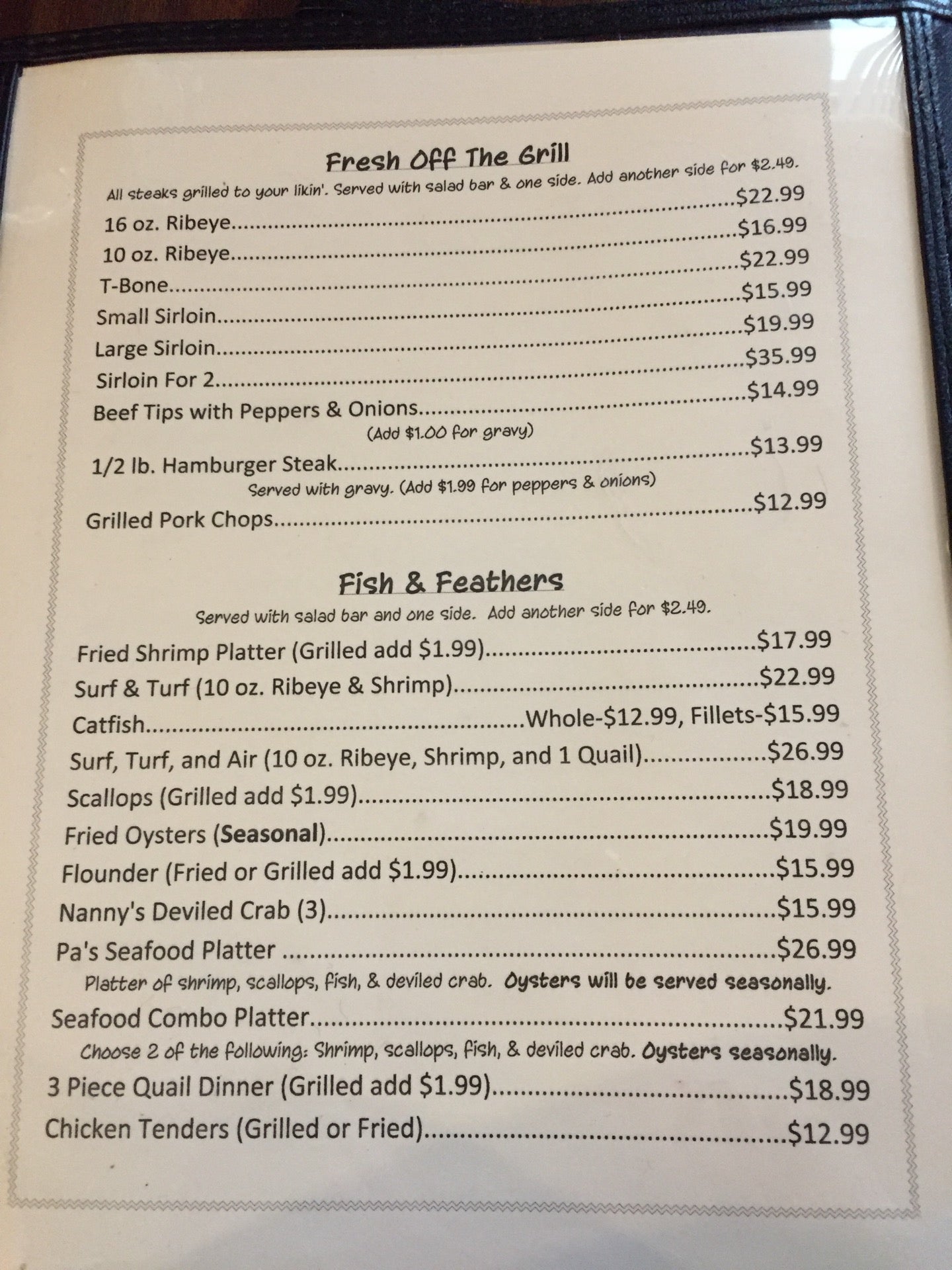 Barbara Dean's Steakhouse, 7460 Hatch Pkwy N, Baxley, GA, Eating places